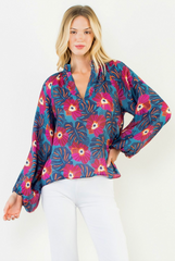 Quinn Top -- Blue