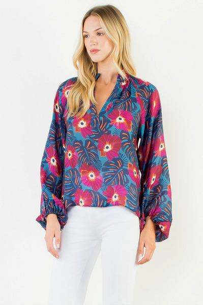 Quinn Top -- Blue