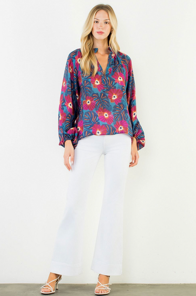 Quinn Top -- Blue