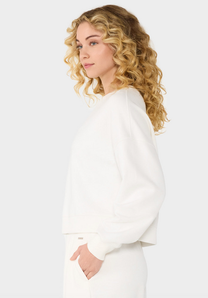 French Terry Sweatshirt -- Coconut