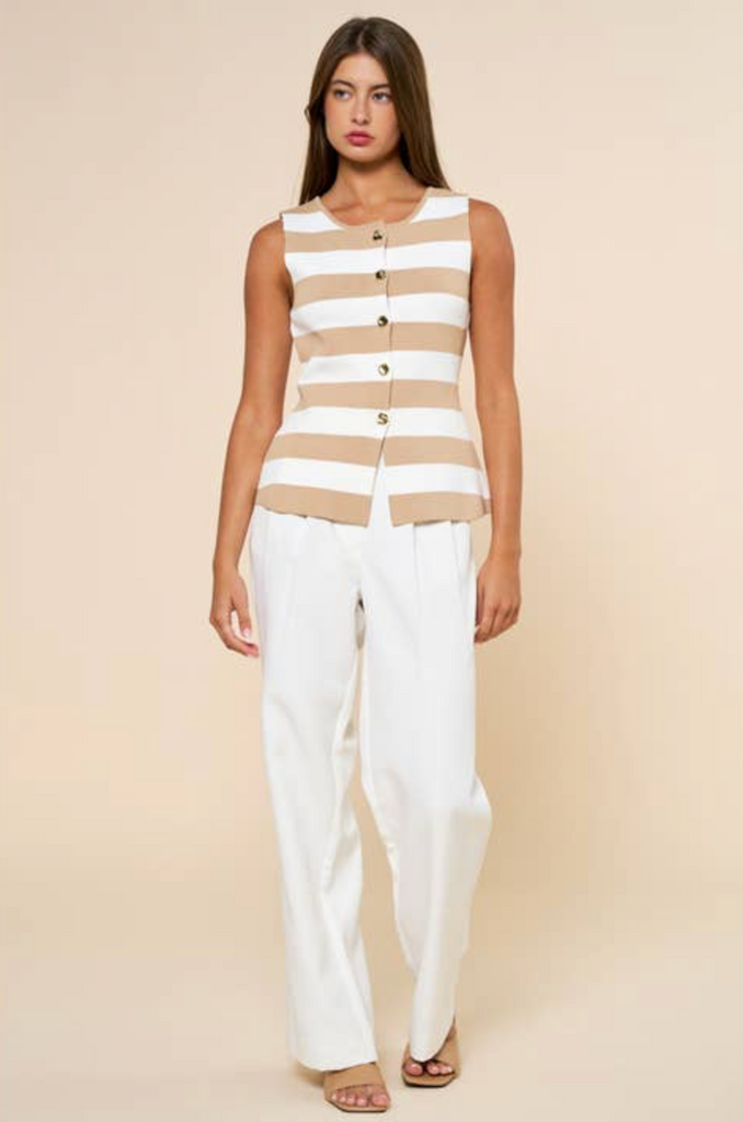 Sara Top -- Taupe
