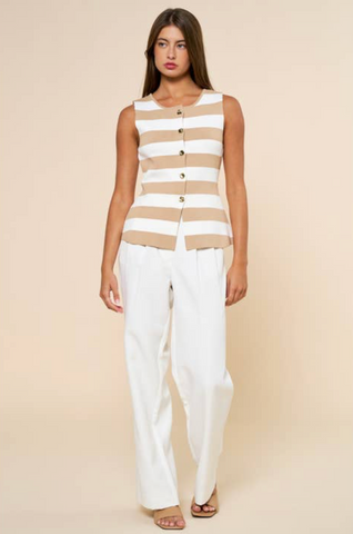 Sara Top -- Taupe