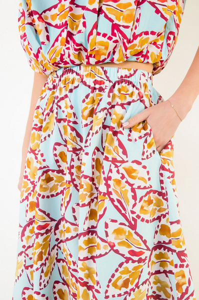Carol Skirt -- Blue