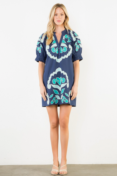 Honor Dress -- Navy