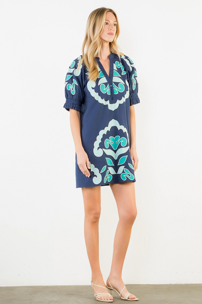 Honor Dress -- Navy