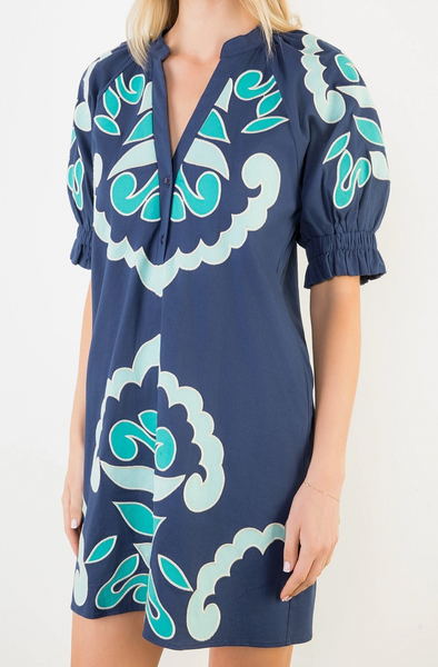 Honor Dress -- Navy
