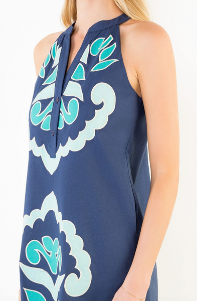 Izzy Dress -- Navy