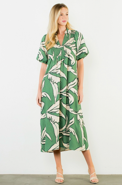 Lola Dress -- Green
