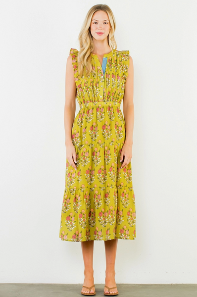 Jaemi Dress -- Green