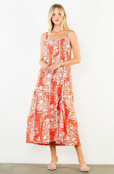 Addy Dress -- Orange
