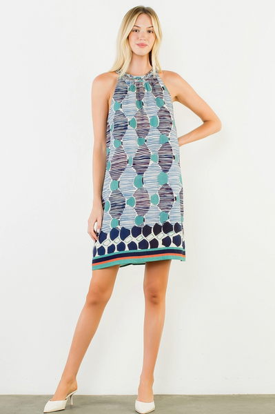 Florence Dress -- Blue