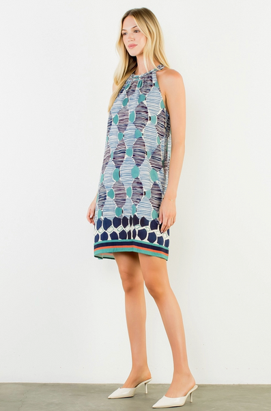 Florence Dress -- Blue
