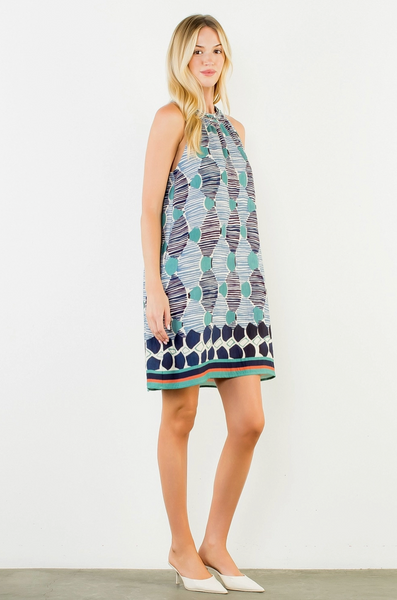 Florence Dress -- Blue