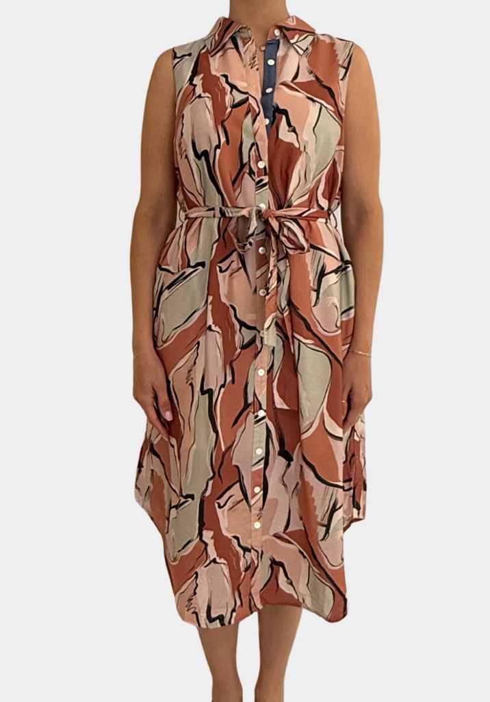 Waylon Dress -- Brown
