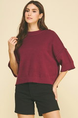 Angel Top -- Burgundy