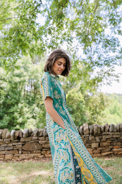 Sutton Dress -- Paisley Ribbon