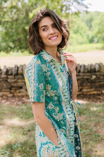 Sutton Dress -- Paisley Ribbon