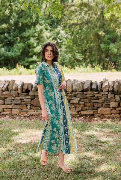 Sutton Dress -- Paisley Ribbon