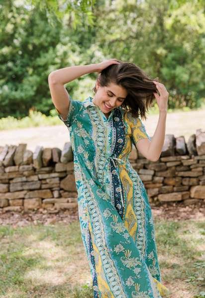 Sutton Dress -- Paisley Ribbon
