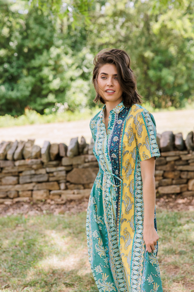 Sutton Dress -- Paisley Ribbon
