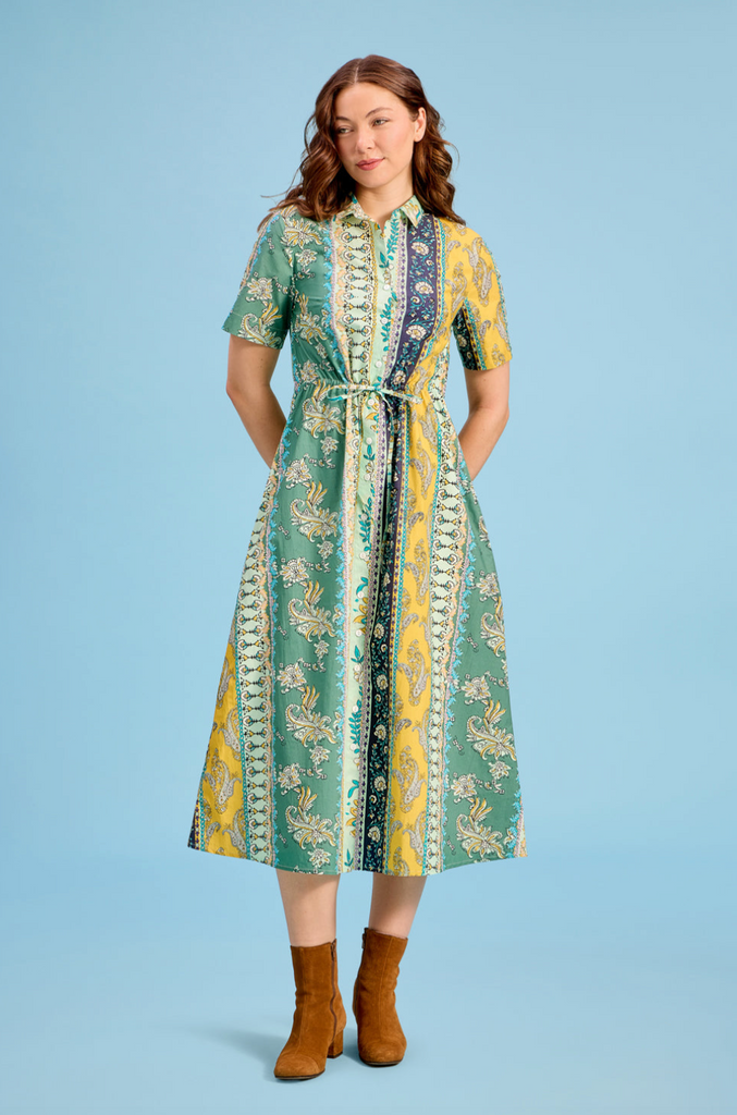 Sutton Dress -- Paisley Ribbon