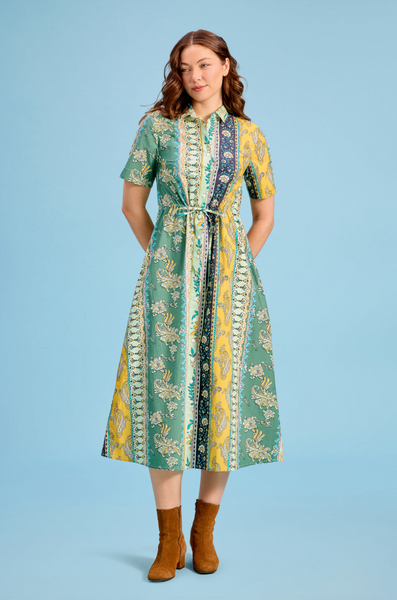 Sutton Dress -- Paisley Ribbon