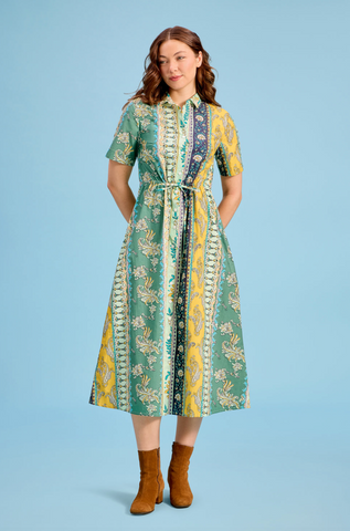 Sutton Dress -- Paisley Ribbon