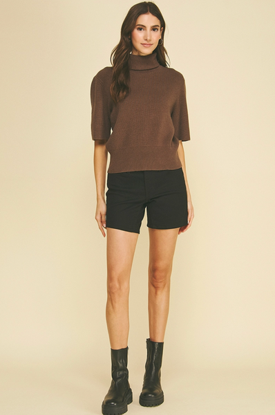 Raye Top -- Chocolate