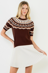 Jackie Top -- Brown