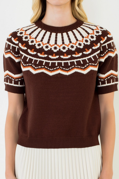 Jackie Top -- Brown
