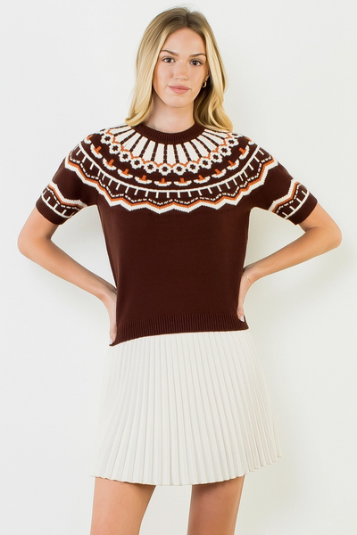 Jackie Top -- Brown
