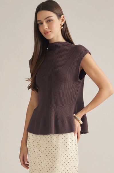 Martina Top -- Brown