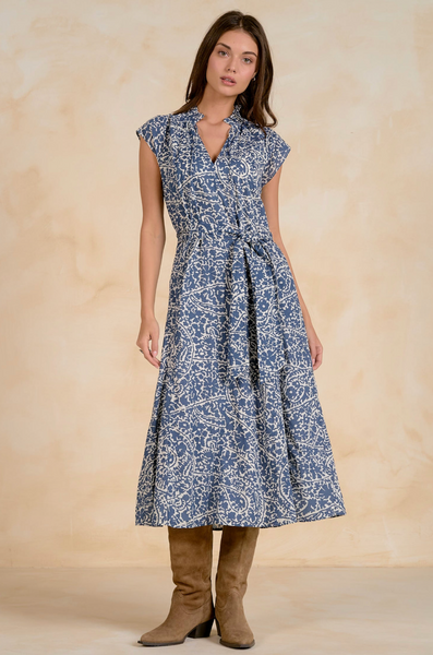 Nomadia Dress -- Navy