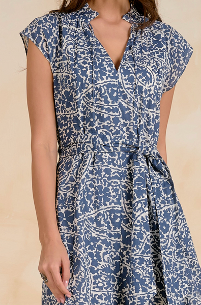 Nomadia Dress -- Navy