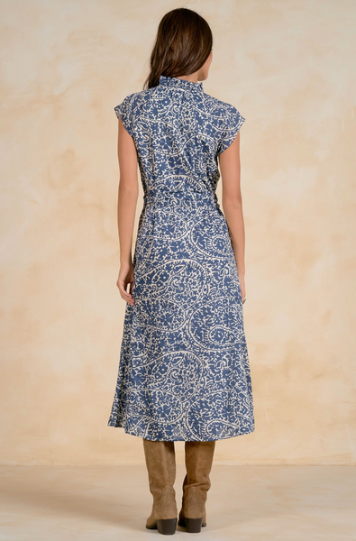 Nomadia Dress -- Navy