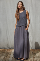 Braylee Dress -- Charcoal
