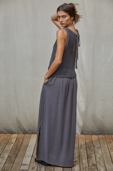 Braylee Dress -- Charcoal