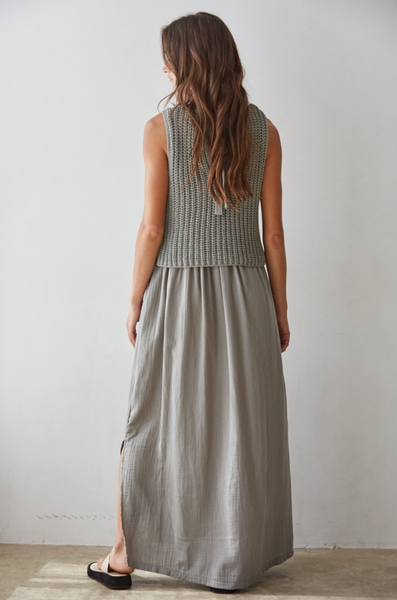 Braylee Dress -- Dark Sage
