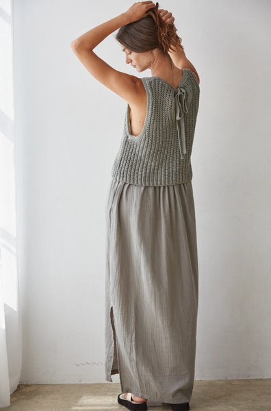 Braylee Dress -- Dark Sage