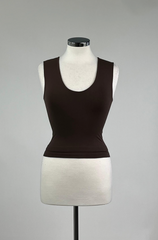 Takes Two Tank -- Dark Brown