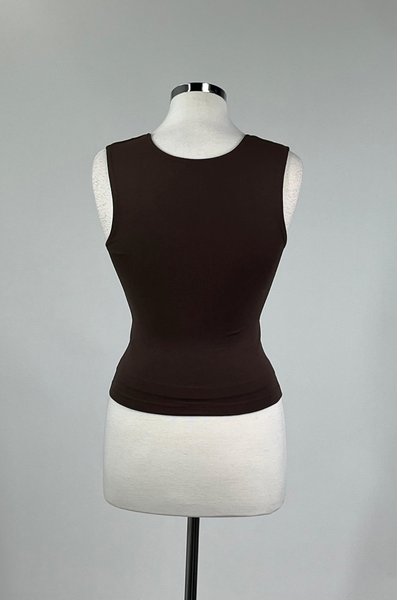 Takes Two Tank -- Dark Brown