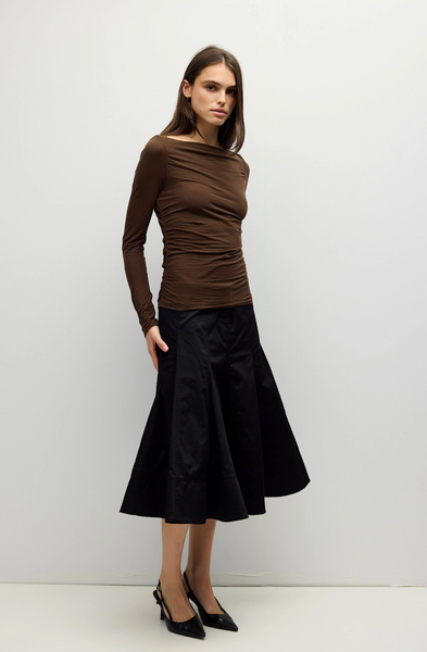 April Top -- Brown