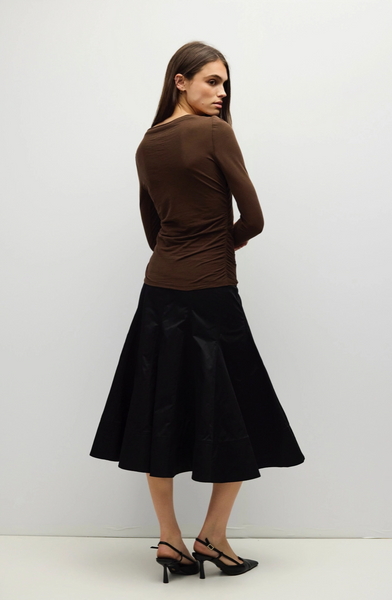 April Top -- Brown