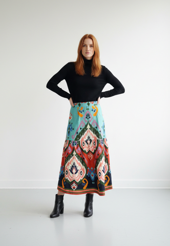 Ada Skirt -- Ikat