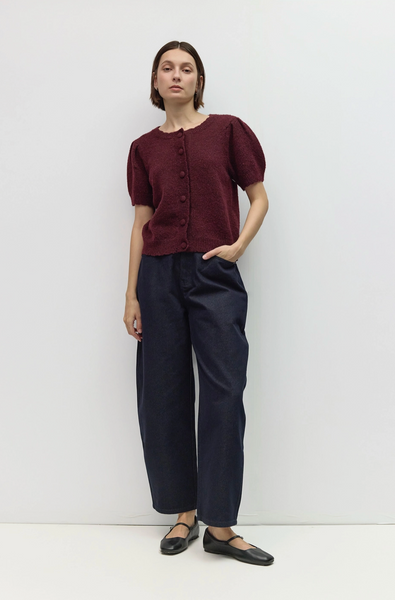 Mary Kate Top -- Burgundy