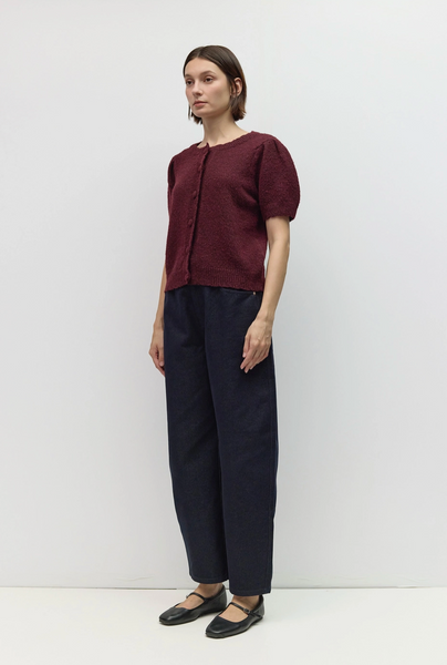 Mary Kate Top -- Burgundy