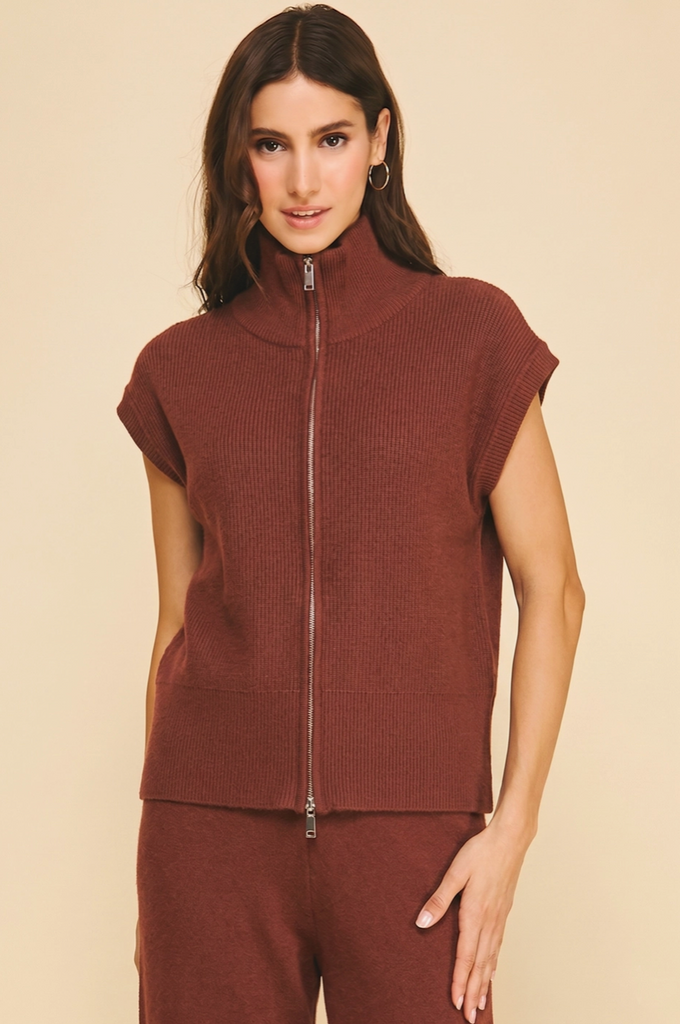 Mackenzie Top -- Red Brown
