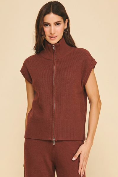 Mackenzie Top -- Red Brown