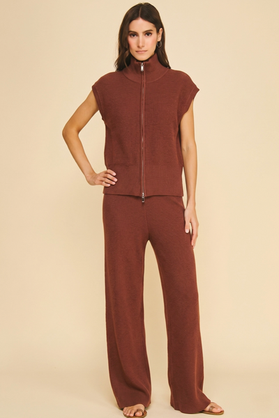 Mackenzie Top -- Red Brown