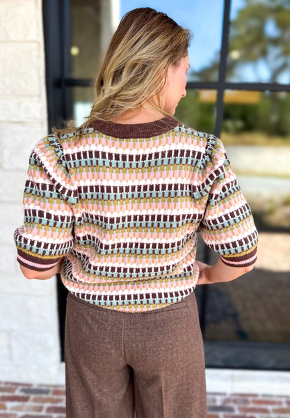 Kelly Top -- Brown